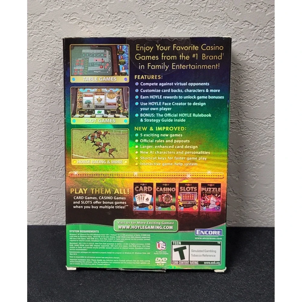 Hoyle Casino Games (2010 Edition) PC and Mac DVD-ROM (PC Game)